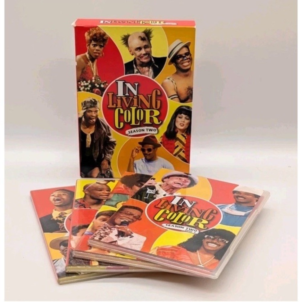 READ Vtg. In Living Color  Second Season 2 DVD 2004 4-Disc Set LESS‎ #2 Disc !